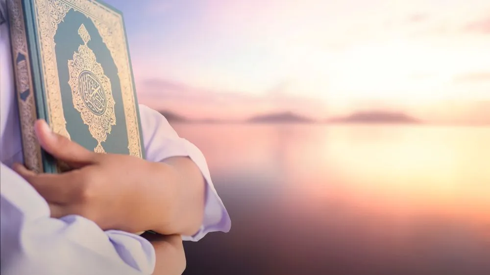 Students memorizing the Quran