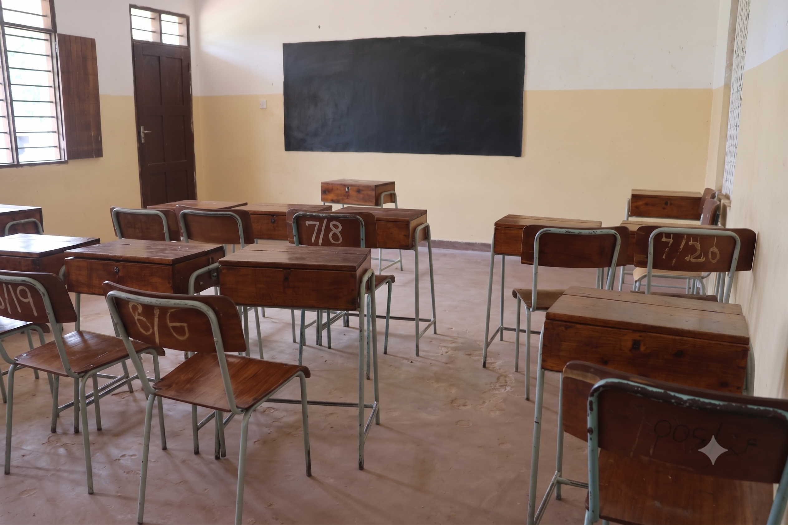 Modern classrooms with natural light